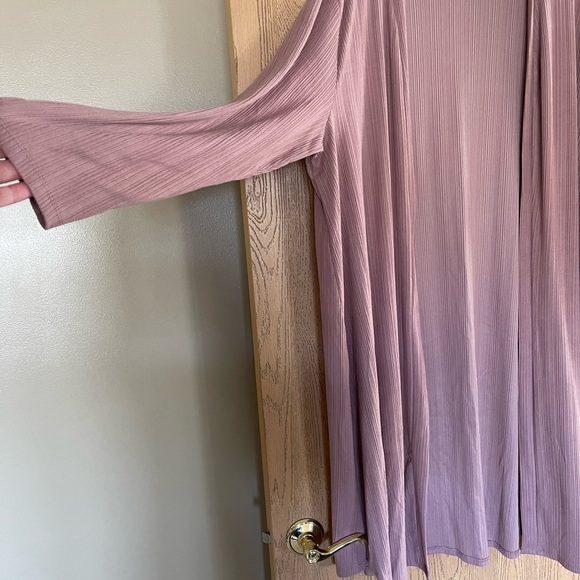 Maurice’s Soft Pink Ribbed Duster - Picture 3 of 5